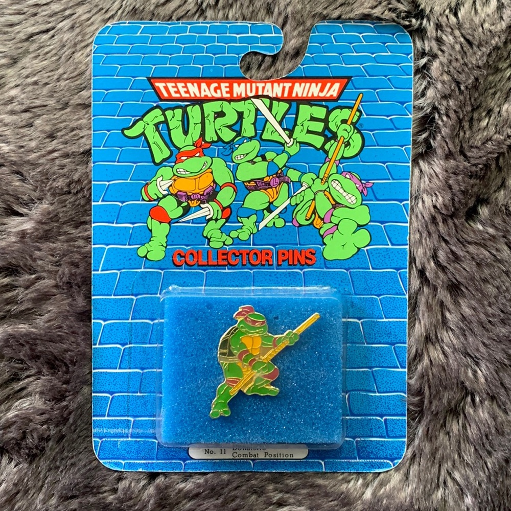TMNT Donatello #11 1989 Collector Pin-Teenage Mutant Ninja Turtles-Ace Novelty